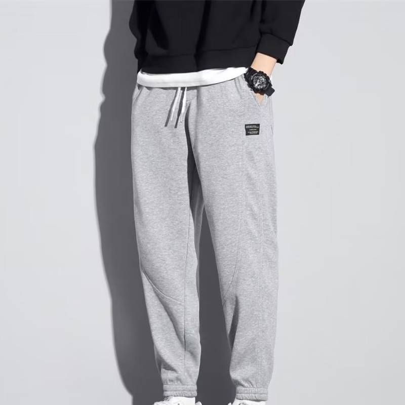 Spring Autumn Loose Fit Jogging Pants With Drawstring For Teenagers Casual Wear