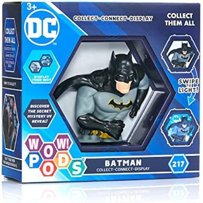 Figurine de collection - Batman - Lumineuse à tête branlante - 10,2 cm - Connectable