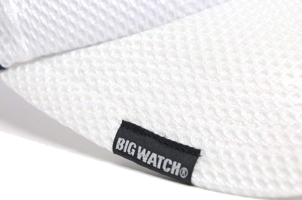 Plain Round Mesh Cap White Large Size [Big Watch] CPMG-03R Men's