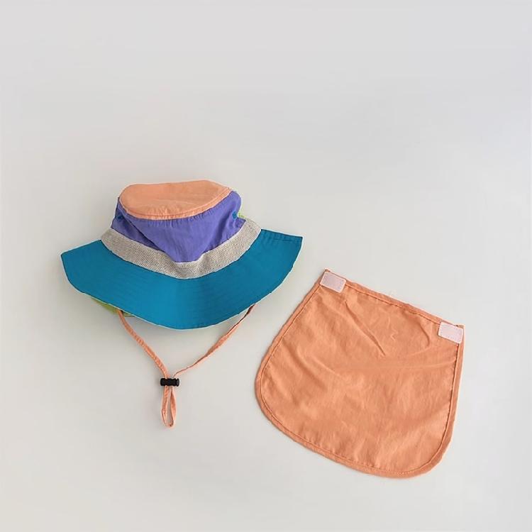 Breathable Kids Bucket Hat Kids Outdoor Sports Fisherman Hat for Travel Casual