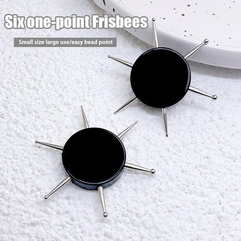 1Pc 6 Kopf Nail art Punktierung Werkzeuge Disc Nagel Bohrer Punkt Nagel Werkzeuge Punkt Malerei Werkzeuge Nagel Punkt Bohrer stift