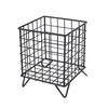 Simple Iron Decorative Container for Shelves Desks and Countertops Easy to Clean Finishes Office Supply Organizers