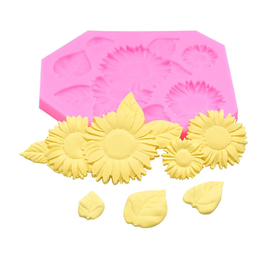 Sunflower Silicone Fondant Icing Mould Wedding Decoration