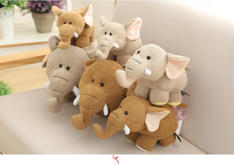 Adorable Hippo Elephant Plush Toy - Children's Soothing Doll & Zoo Animal Souvenir Gift