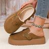 Fashion 2025 New Fashion Closed-Toe Slippers Outdoor Chunky Sole Buckle Strap Slip-On Comfortable Casual Women Platform Sandals