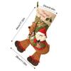 Elk Christmas Stockings Santa Claus Santa Gift Pocket Ornaments Candy Bag  Christmas