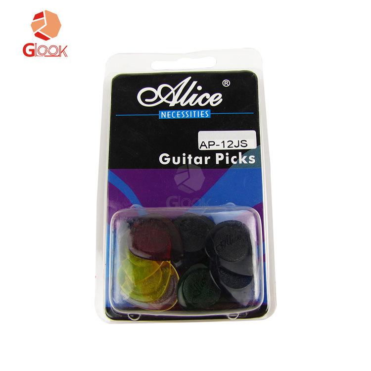 

Alice Transparent ABS Guitar Pick - Wooden Plectrum for Electric Guitar Accessories