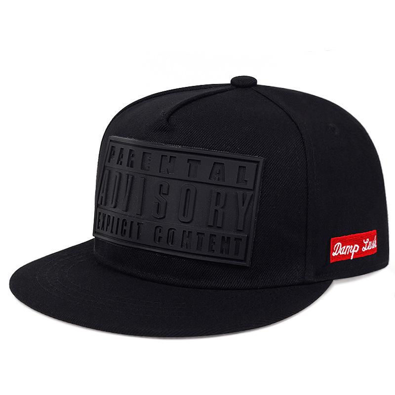 Unisex Trendy Street Fashion Flat Brim Hip Hop Baseball Cap with UV Protection