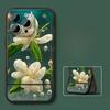 Crystal Flowers Suitable for 16promax IPhone Case IPhone 15 Invisible Bracket 14 Silicone 13/12/11