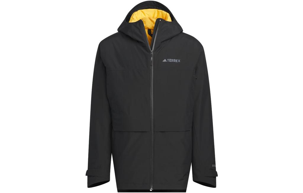 Adidas Terre Waterproof And Windproof Windbreaker Jacket Men's Black IL8988
