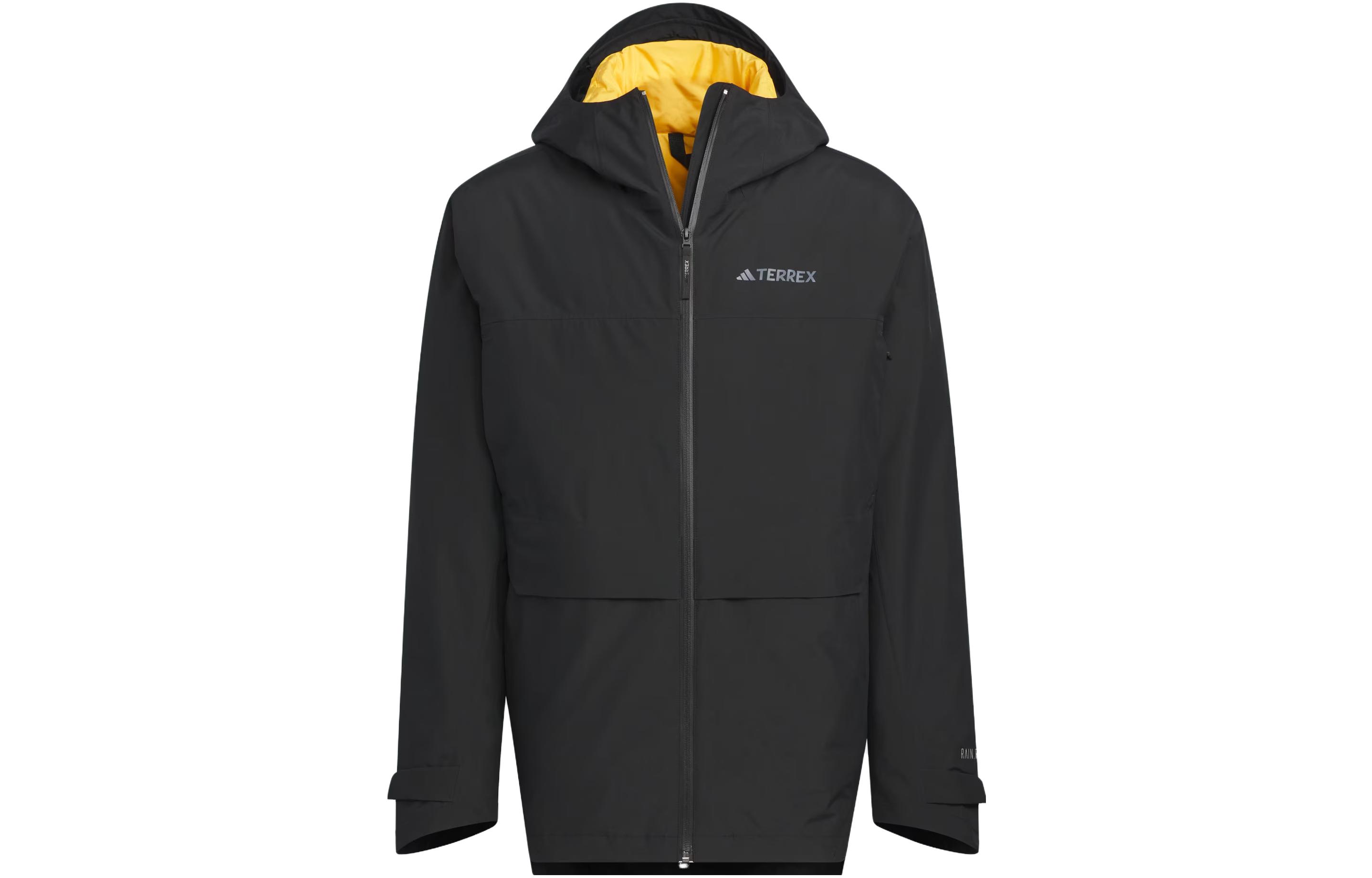Adidas Terre Waterproof And Windproof Windbreaker Jacket Men s Black IL8988 M