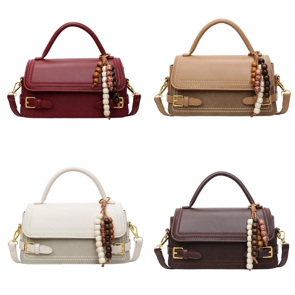 Crossbody Bag For Women Pu Leather Small Square Handbag With Magnetic Closure For Daily Use