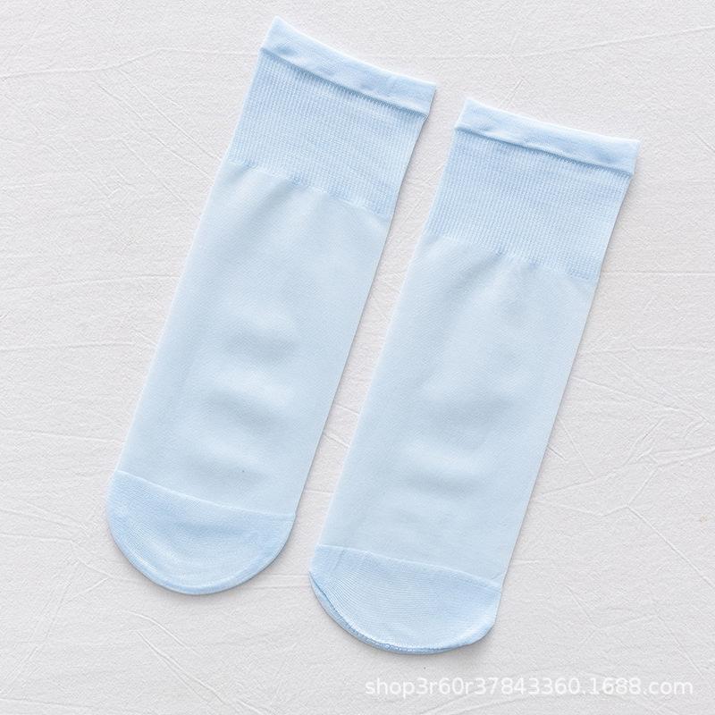 summer kids girls thin Hollow-out socks Polychromatic geometry ventilation baby child long socks Anti-pilling fashion stockings