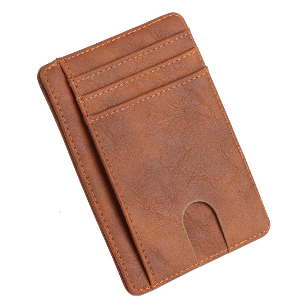New Men's Leather Wallet Thin Credit Card Holder ID Case Purse Bag