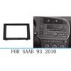 For SAAB 9-3 2007-2011 Car Stereo Radio Fascia Dash Panel 2 Din Frame Trim Kit