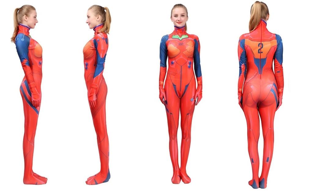 New Century Costume Plugsuit Cosplay Bodysuit Full Body Zentai Costume [Hosaku Co., Ltd.] (L)