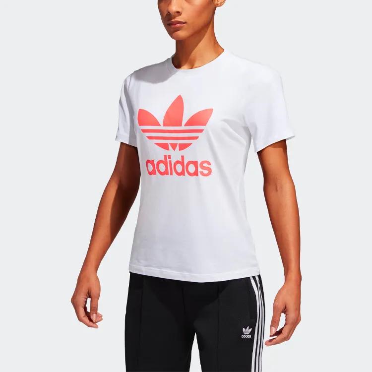 Adidas Originals Set in Sleeve T Shirt Women's White (Unisex) T-Shirts FJ9455