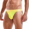 Jockstraps JOCKMAIL Solid Colour Ultra-thin Mesh Breathable Semi-transparent Sexy Men's Thong Underwear Daily Casual Low Waist G-string Underpants