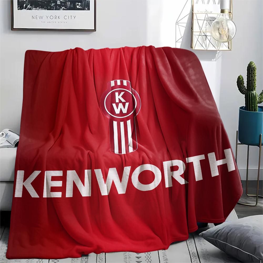 

Kenworth,pattern Flannel Blanket, High quality Comfortable for All Seasons, Home Decor, Warmth and Comfort, Perfect for Gifts. 80cm x 120cm