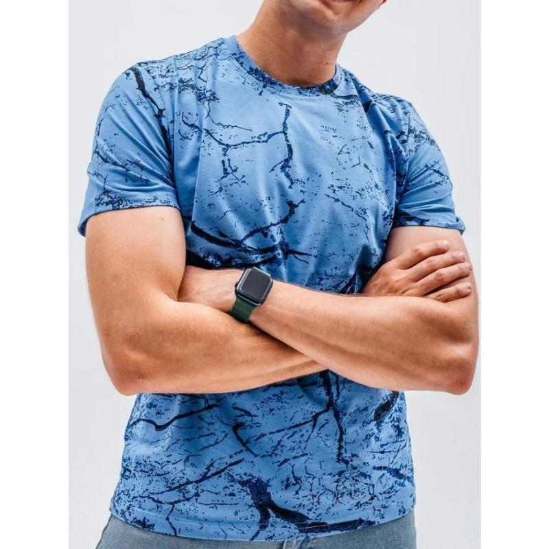 Summer Fashion Men's T-shirt Letter Pattern 3D Print Casual Loose Outdoor Boy Short Sleeve Tees Top Pullover Clothing