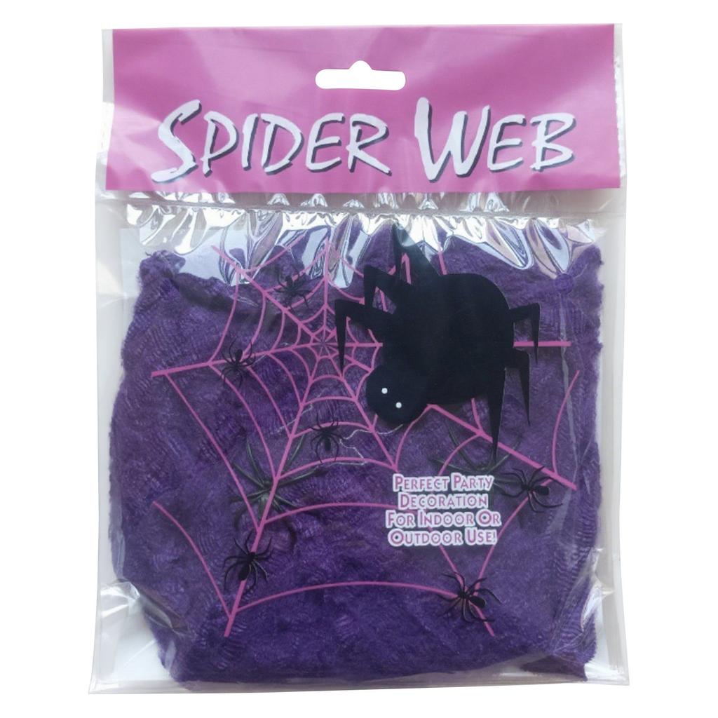 Pavučiny Halloweenské Dekorace S Falešnými , Super Pružné Pavučiny Na Halloween Vnitřní A Venkovní Party Potřeby Dekorace Garážových Vrat