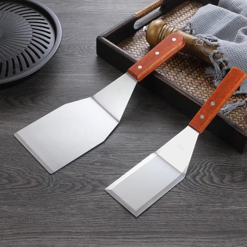 Multi-purpose Angled Stainless Steel Spatula