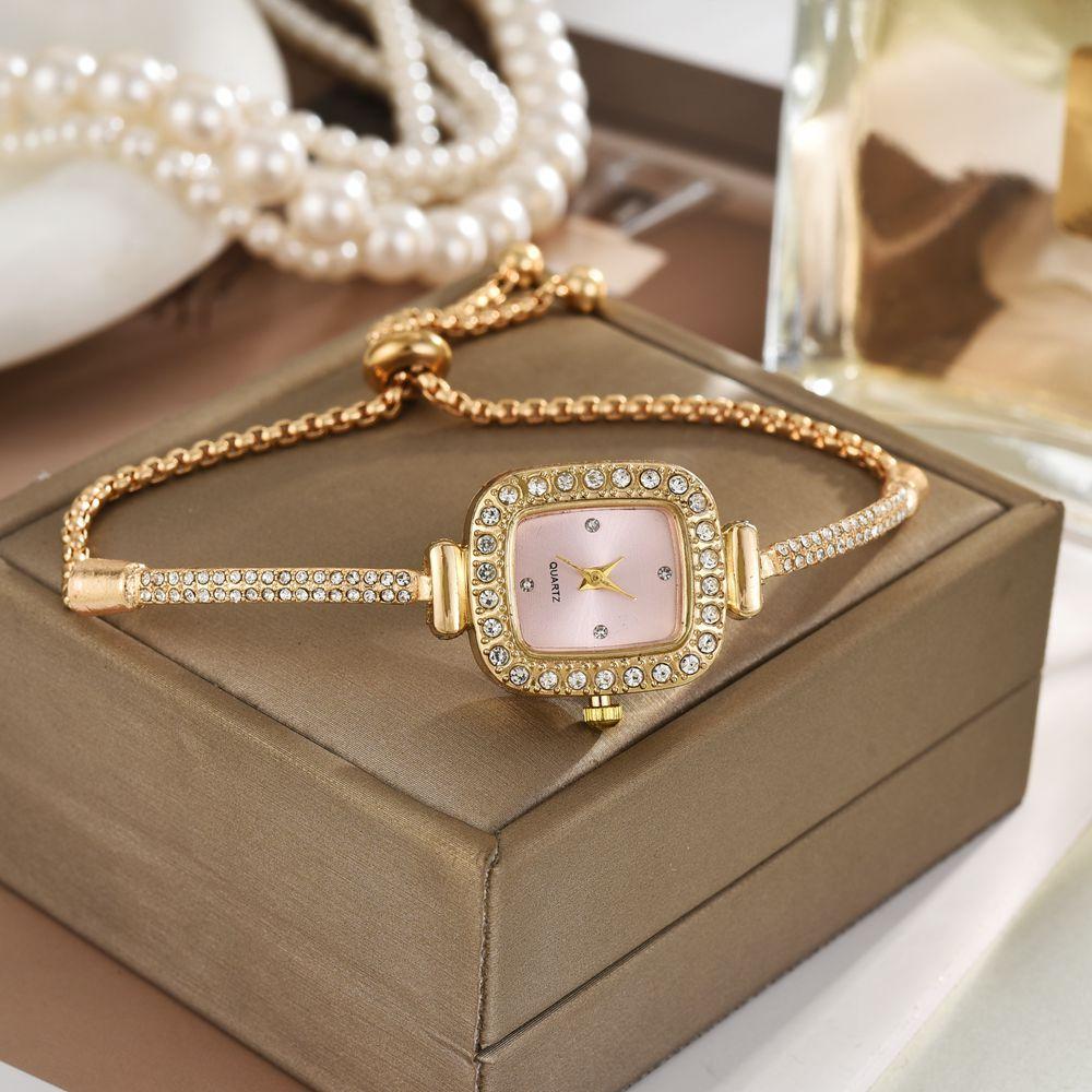 Ceas Simplu Casual Personalizat la Modă Nouă Set Ceas de Damă la Modă Ceas Fashion cu Curea Digitală Fluture