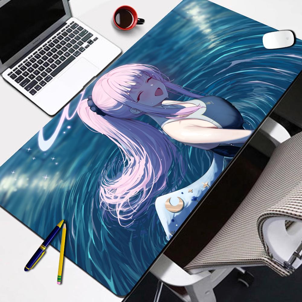 Popular Game Blue Archive Cute Misono Mika NonSlip Rubber Mouse Pad Lock Edge mousepads Game play mats for notebook PC