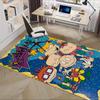 Rugrats, Babies, Adventure Office Carpet Soft Polyester Entrance Carpet Washable Non slip Machine Wa