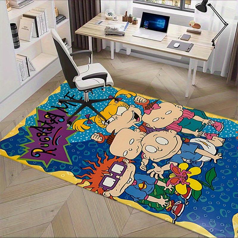 Rugrats, Babies, Adventure Office Carpet Soft Polyester Entrance Carpet Washable Non slip Machine Wa