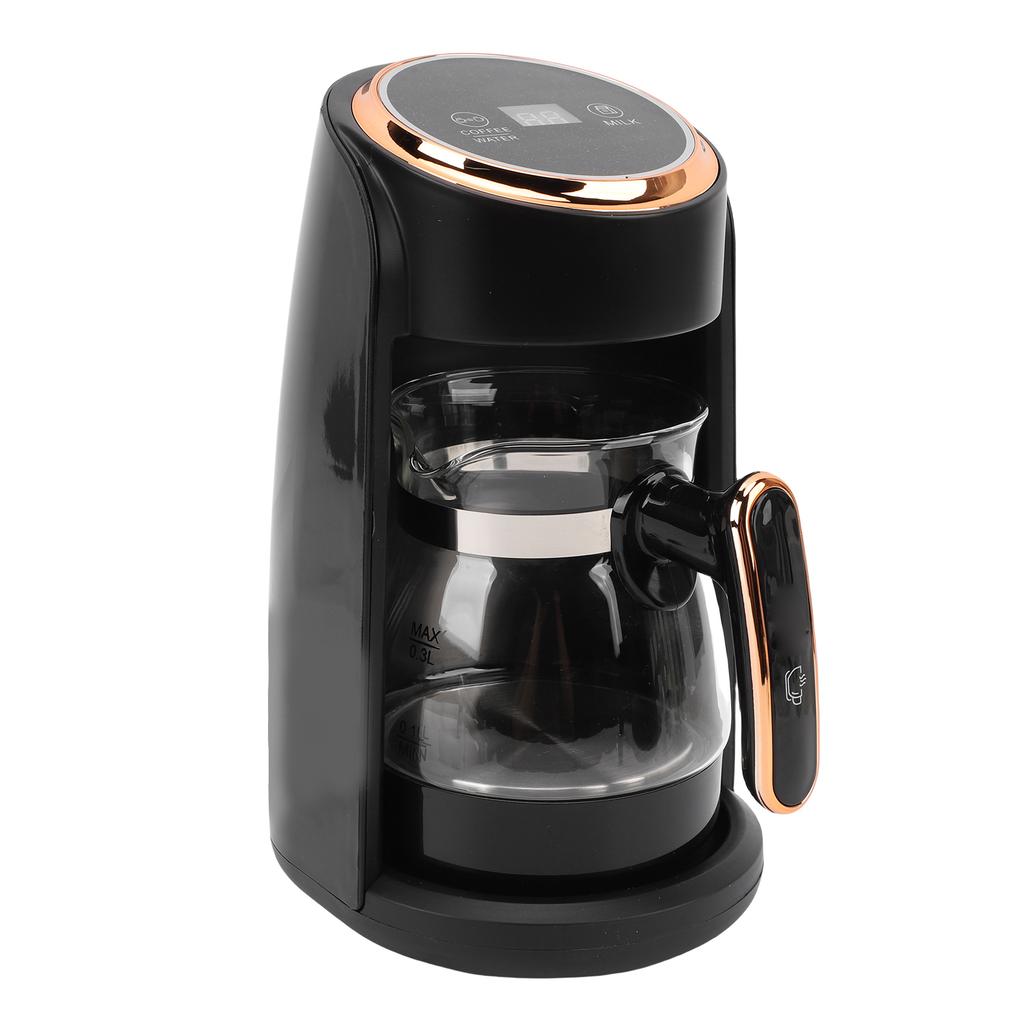 600W Türk Kahvesi Makinesi 300ml Kapasite Otomatik Kahve Makinesi Ev Ofis Seyahat için Otomatik Kapanma