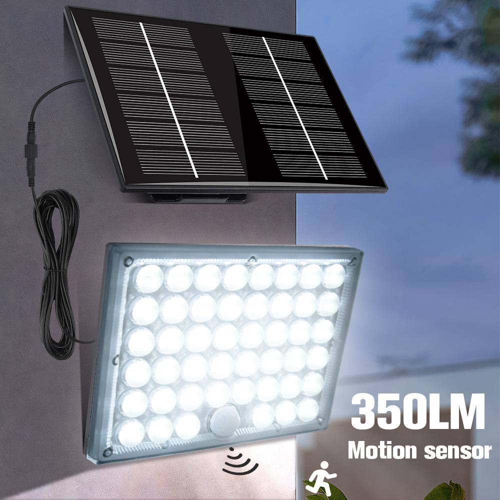 Super Bright 184 LED Solar Light Outdoor Motion Sensor Solar Wall Light IP65 Waterproof 3 Working Modes Solar Floodlight