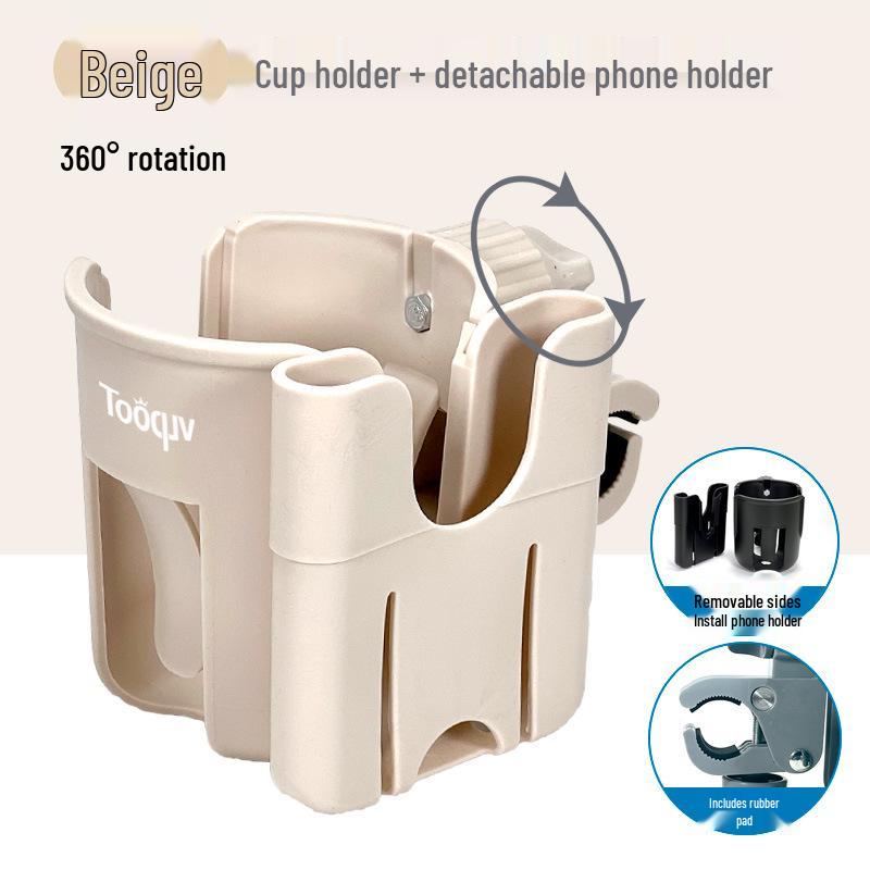 Universal Cup & Phone Holder for Electric Bikes and Vehicles
