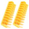 2PCS Wrench Organizer ABS Space Saving Multifunctional 10 Slot Wrench Holder for Pliers Ratchets Scissors Screwdrivers