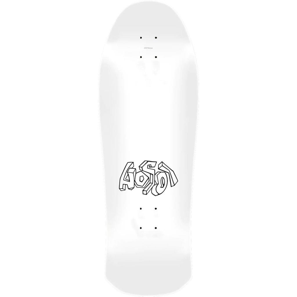 Santa Cruz Skateboard Deck Hosoi Picasso White Old School Re-Issue 10.3"