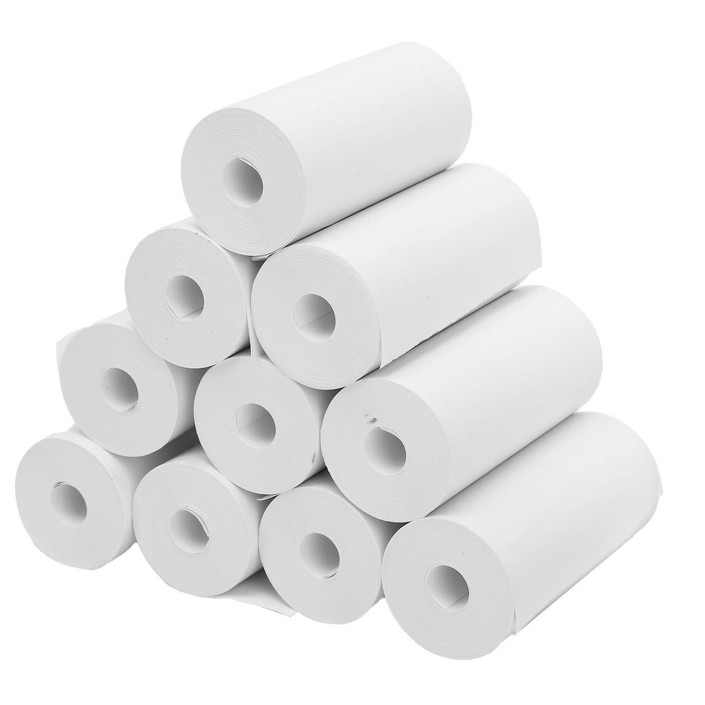 10 Rolls Instant Camera Print Paper 57x25mm Thermal Print Paper for Refill Spare Accessory
