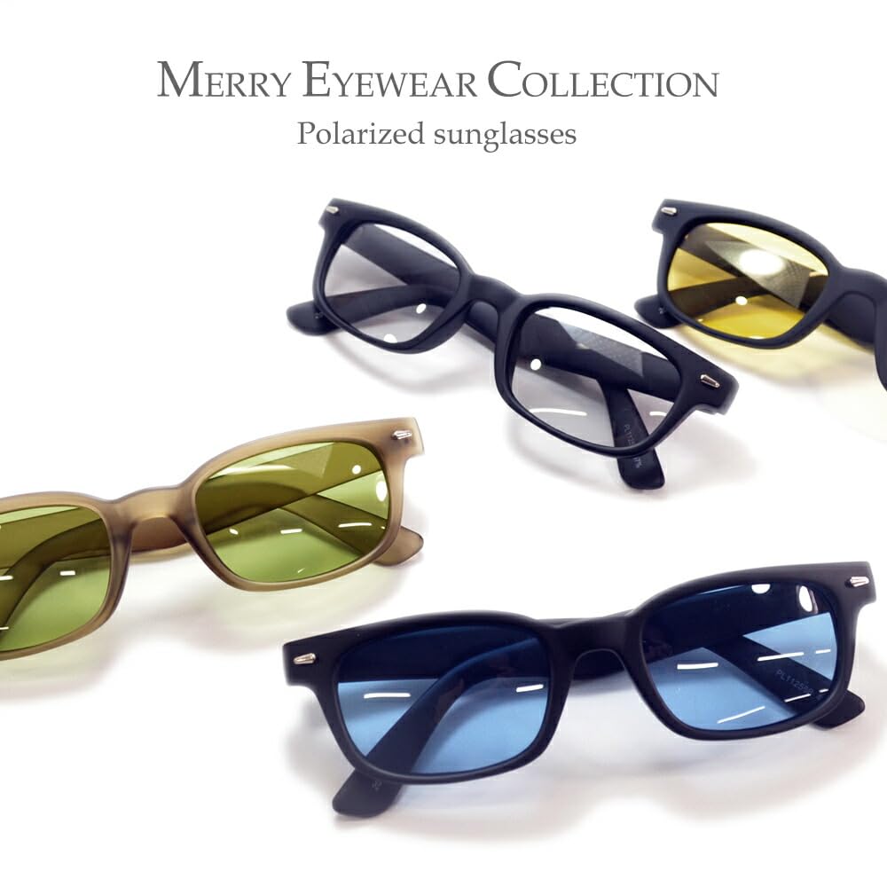 MERRY PLEASURE Polarized Sunglasses for Men and Perfect for and UV Matte Black x Light Women, Fishing, Sports, Driving, More. Protection, Oval,