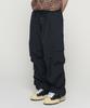 CARGOBROS Multi-Pocket Nylon Cargo Pants (Black)