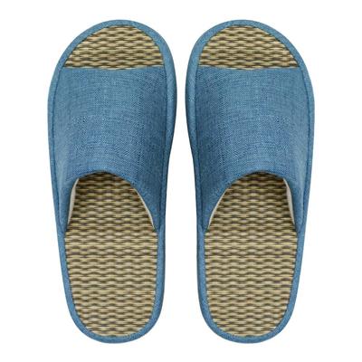 FASPROJECT Sommer Igusa Hausschuhe Bequem Zimmer Uni Kühl für Männer und (Herren L/Blau) Hausschuhe, Farbe, Herren, 31351-BL