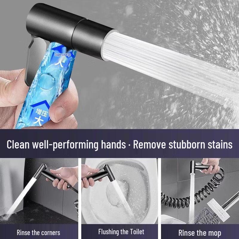 Wall-Mounted Dual Outlet Faucet for Mop Sink & Washing Machine