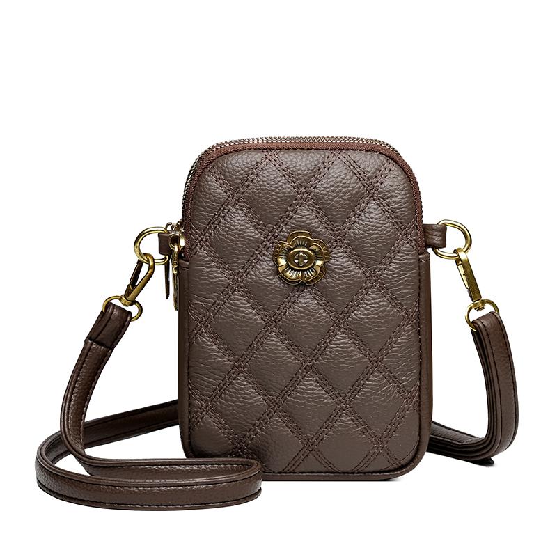 

Модные брендовые женские мини-сумки для мобильных телефонов из коровьей кожи, трендовые дизайнерские женские сумки для девочек, повседневная сумка через плечо из натуральной кожи