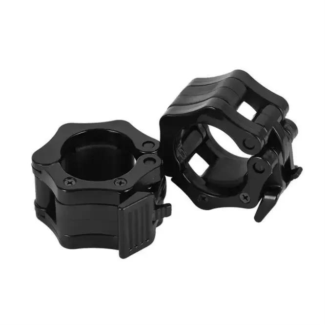 Grampos de Barra de Liberação Rápida de 25/50mm Colares de Barra com Trava Giratória Clipes de Barra de Peso para Levantamento de Peso e Treinamento de Força