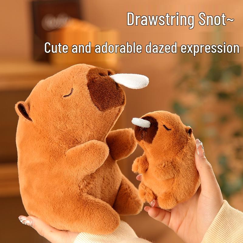 Leji'er Capybara Plush Doll Pendant - Wagging Tail Birthday Gift