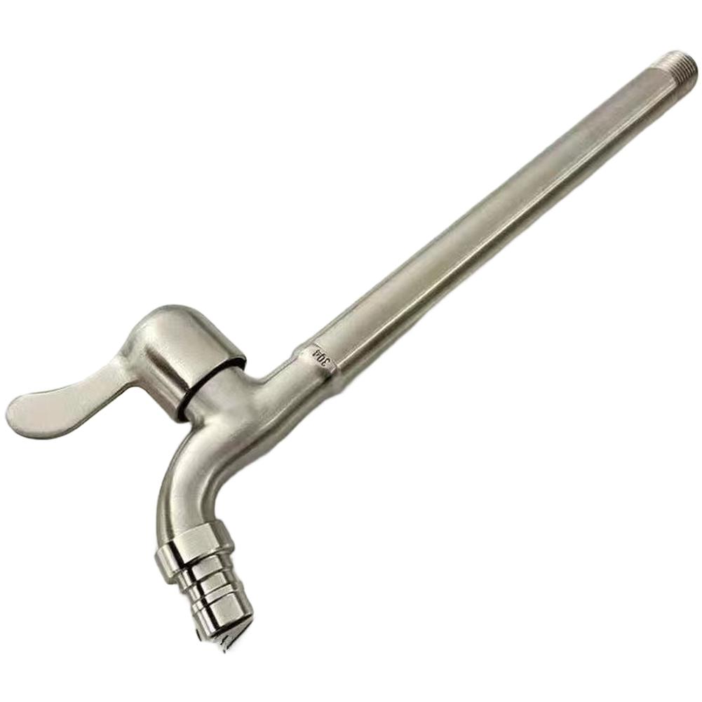 Faucet Stainless Steel Quick Open Faucet High Temperature Resistant Extended Water Tap For Garden Home Bathroom Kitchen Replace
