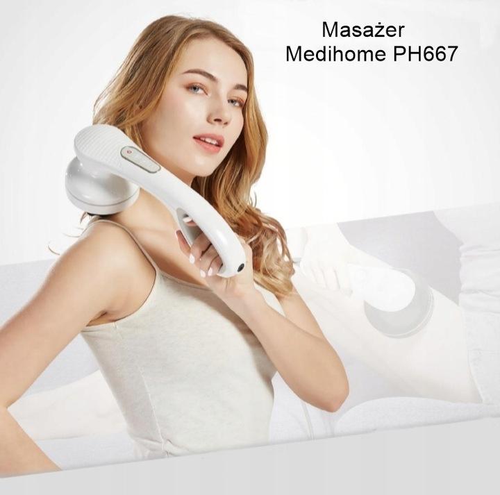 Masażer Ręczny Pleców Karku Do Masażu 8 Końcówek