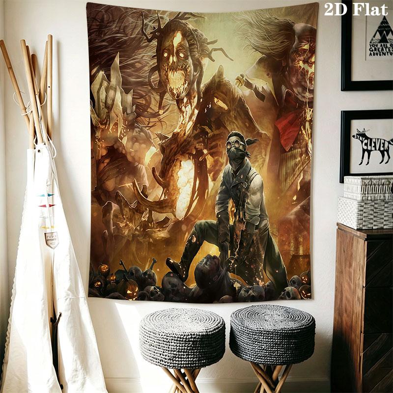 DBD poster Wall Hanging Printed Fabric Blanket Decorative Tapestries for Bedroom Living Room Home Decor