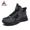 Neue Superwarme Herren Winterstiefel mit Fell Outdoorstiefel Schneestiefel Tragbar Rutschfest Winter Herren High Top Stiefel mit Fell