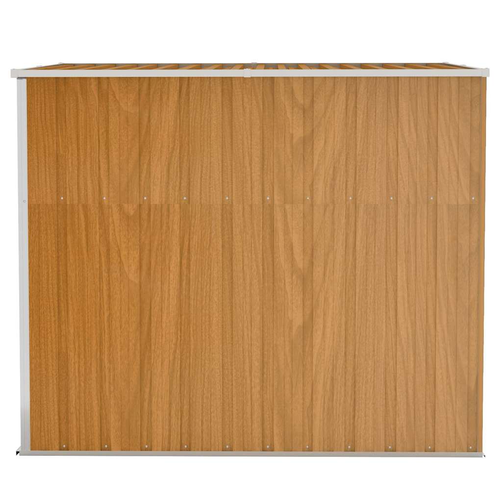 Vidaxl Garden Shed, Wall-Mounted, Brown, 118X194X178 Cm