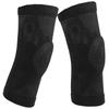 2Pcs Breathable Sport Kneecap Anticollision Patella Guard Leg Sleeve Protective GearBlack L
