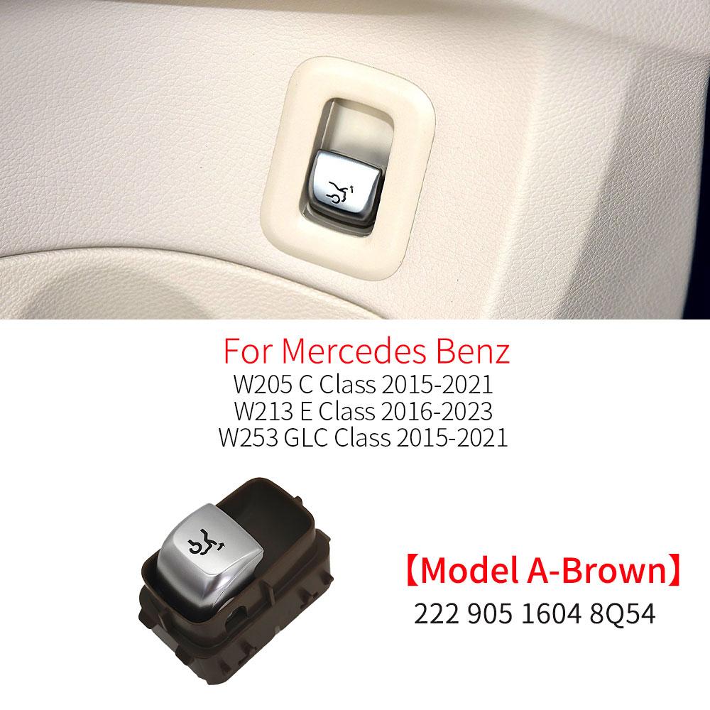 For Mercedes C E S GLC Class Car Trunk Unlock Release Switch Button Cover Accessory For Benz W205 W213 W222 W253 2229052303